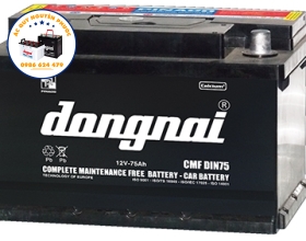 ẮC QUY ĐỒNG NAI KHÔ DÙNG CHO Ô TÔ 12V-75AH (CMFDIN75)