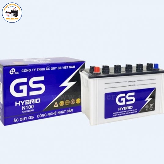 Ắc quy GS Hybrid N100 (12v 100Ah)